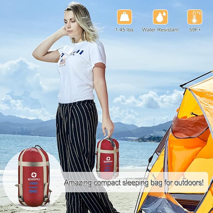ECOOPRO Warm Weather Sleeping Bag - Image 5