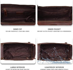 LEATHER VILLAGE Premium Leather Travel Toiletry Bag - Image 6