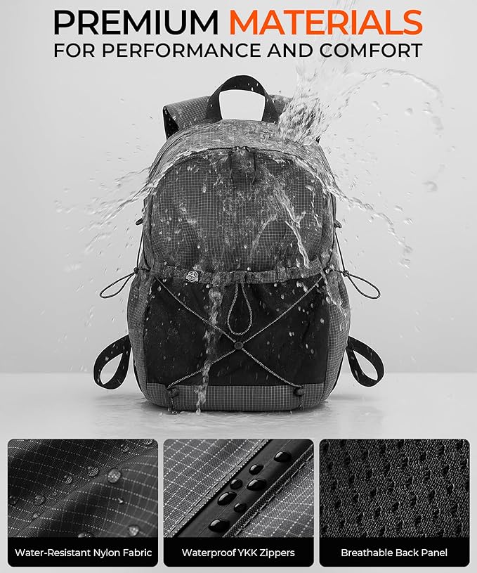 Lightweight Hiking Backpack, Camping Backpack 20L Small Backpacks Water - Image 2