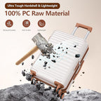 SHOWKOO Luggage Sets 3 Piece Hardside Expandable Suitcase - Image 3