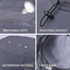 Sun Hat for Men/Women, UPF 50+ Fishing Hat, Waterproof Wide Brim Bucket Hat - Image 2