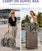 Women Duffle Weekender Travel Bag: Large Duffel Bags - Image 8