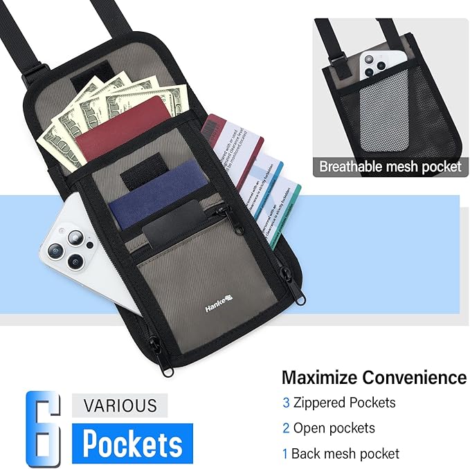 Hanke Passport Holder, Travel Wallet - Image 3