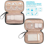 NISHEL Travel Cord Organizer Case, Double Layers Tech Electronic Bag, Essentials - Image 2