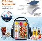 Lifewit Insulated Lunch Box for Men, Expandable Cooler Bag, Freezable Lunch Bag - Image 2