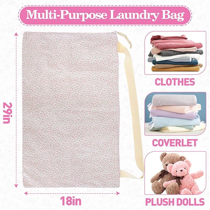 College Laundry Bag, Dirty Clothes Laundry Bag - Image 5