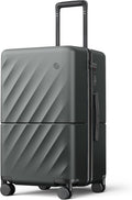 NINETYGO Trunk Luggage 22 Inch, Small Checked Luggage by NINETYGO