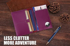 STAR VISTA Albatross Leather Travel Passport Holder, Minimalist Design - Image 6