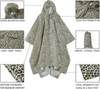 salamra Hooded Rain Poncho Waterproof Raincoat Jacket - Image 3