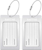 Luggage Tags Metal Suitcase Tags Travel Bag ID Identifier Luggage Tag by WeBravery