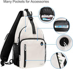MOSISO Sling Backpack Bag, Crossbody Shoulder Bag Travel Hiking Daypack Chest - Image 3