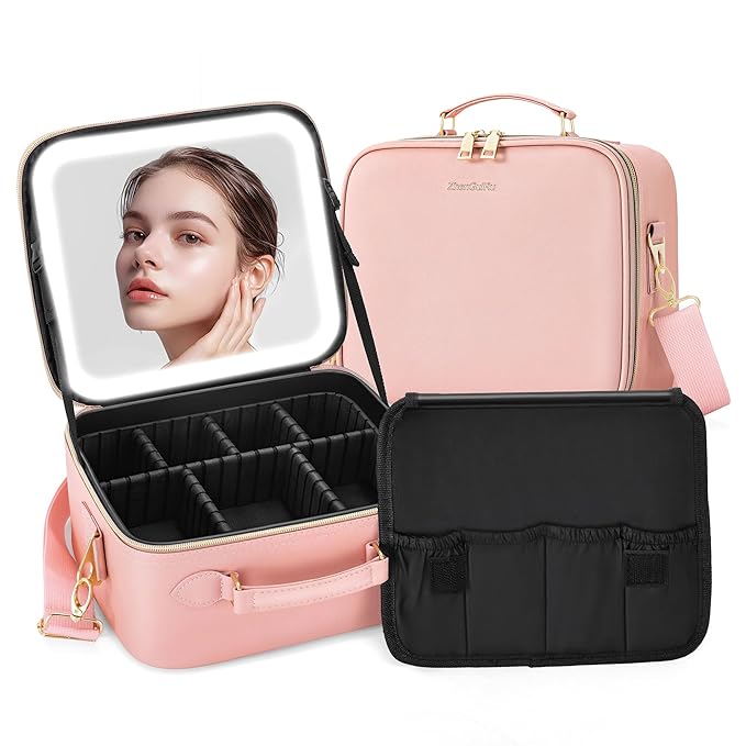Travel Makeup Bag Cosmetic Organizer Bag by ZhenGuiRu