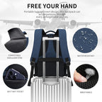 Blue Backpacks for Men, Backpack for School, School Backpack for Boys Teens - Image 5