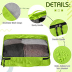 5 Pcs Packing Cubes for Suitcase Large Travel Cubes Carry on Luggage Organizer - Image 3