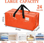 4 Pcs 24 Gallon Large Moving Bags - Image 2