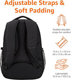 Amazon Basics Laptop Backpack Fits Up to 17-Inch Laptops - Image 4