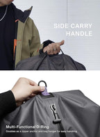 Black Voyage Reusable Vacuum Compression Travel Bag - Image 6