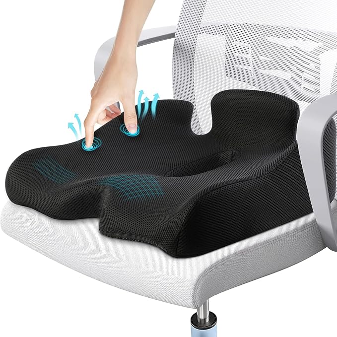 Benazcap X Large Memory Seat Cushion by Benazcap
