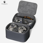 ROTHWELL 2 Watch Travel Case Storage Organizer - Image 5