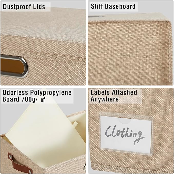 17" Large Collapsible Storage Bins - Image 5