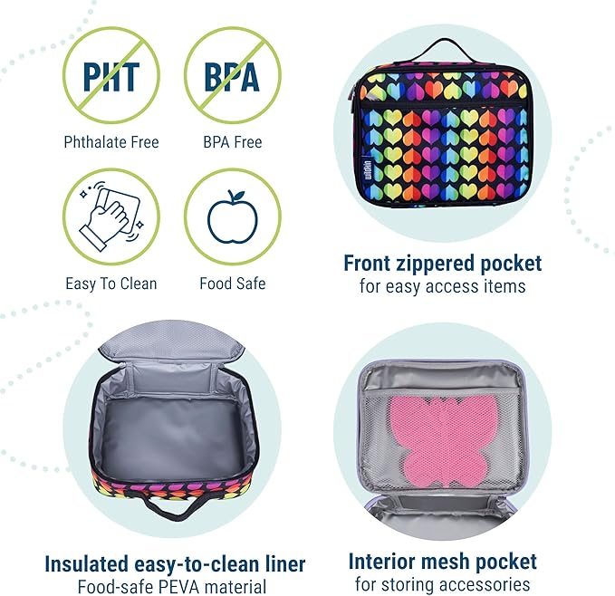 Wildkin Kids Insulated Lunch Box – Durable and Reusable - Image 4