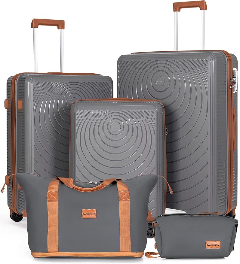 Luggage Sets 5 Piece, Suitcases by CONCEPTEN