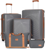 Luggage Sets 5 Piece, Suitcases by CONCEPTEN