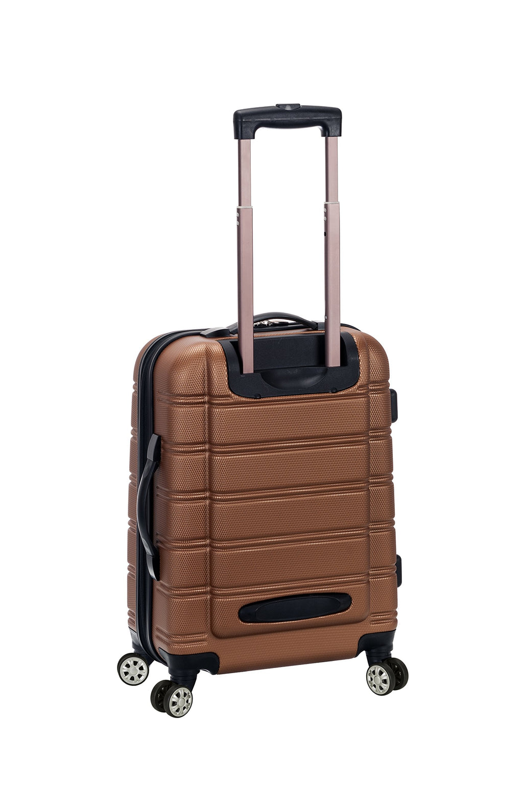 Melbourne Hardside 2 Piece Expandable Spinner Wheel Luggage Set (Brown / 2 Piece (20"/28"))