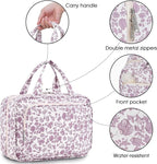 Travel Toiletry Bag for Women Large Hanging Makeup Bag Organizer Toiletries Bag - Image 5