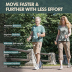 GPTCAMP Nordic Walking Stick, Cork Handle, Lightweight 7075 Aluminum Trekking - Image 7