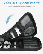 BAGSMART Electronics Travel Organizer Case, Tech Accessories Cord Storage Bag - Image 6