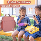 NOL Nylon Waterproof Kids Lunch Bag, Insulated Lunch Bag, Lunch box Cooler - Image 5