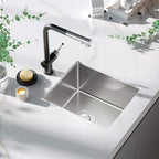 TORVA 15 x 17 Inch Undermount Kitchen Sink, Premium 304 Stainless Steel Bar Sink - Image 3