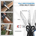 MOSSY OAK Multitool, 21-in-1 Stainless Steel Pocket Knife - Image 6