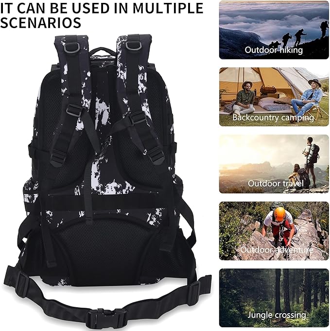 50L Military Tactical Backpack Hiking Waterproof Backpack Large Military Pack 3 - Image 3