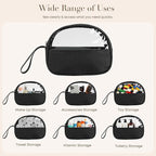 Clear Toiletry Bag, Travel Makeup Bag, Small Transparent Cosmetic Bag - Image 7