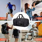 WITZMAN Travel Duffel Bags for Men Large Carry On Weekender Overnight Bag 3 in - Image 9