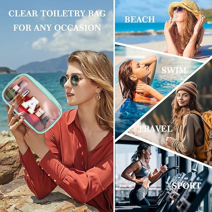YOOLIFE Initial Clear Makeup Pouch - Image 2