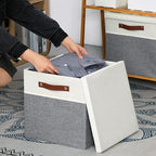 Temary Cube Storage Bins with Lids - Image 4