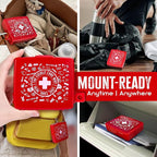 EVERLIT Pocket-Aid Mini First Aid Kit | Compact, Portable Hard-Shell Cases of - Image 3