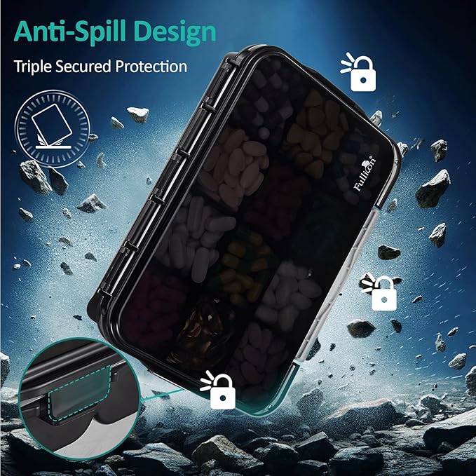 Fullicon Daily Travel Moisture Proof Pill Case - Image 4