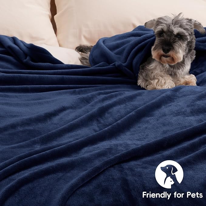 PHF Ultra Soft Fleece Blanket King Size, No Shed No Pilling Luxury Plush Cozy - Image 5