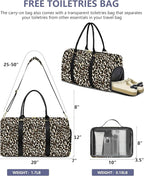Women Duffle Weekender Travel Bag: Large Duffel Bags - Image 5