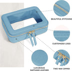 Prite Clear Makeup Bag Cosmetic Organizer Case Waterproof Travel Toiletry Bag - Image 4