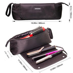ANGENIL Hair Iron Tools Travel Bag with Heat Resistant Mat, for Curling Iron Wand, Flat Irons, Thermal Brush, Hair Dryer, 2 in 1 Portable Hot Tool Mat Hair Accessories Organizer for Women