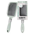 Conair Velvet Touch Paddle Cushion hair brush - Detangling hairbrush - curly or straight styles - men or women - detangler - features soft touch handle - Assorted Color