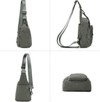 ODODOS Daily Sling Bag with Adjustable Straps Crossbody Chest Bag Lightweight - Image 5