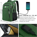 Laptop Backpack, Business Travel Anti Theft Slim Durable Laptops Backpack - Image 3