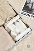 ROWNYEON Clear Makeup Case Toiletry Bag Multipurpose Travel Makeup Train Case - Image 4