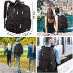 LTINVECK Travel Laptop Backpack, Extra Large Backpack - Image 7